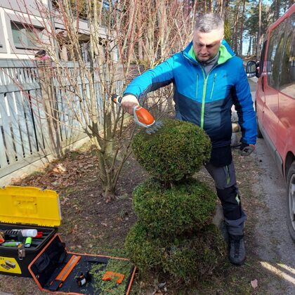 Aivars Zvidris  Gardener – horticulture specialist, landscape design and technical mainten